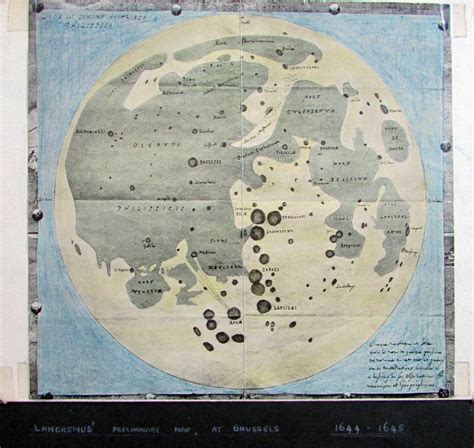 Langrenus Map Of The Moon Digital Museum Of Planetary Mapping