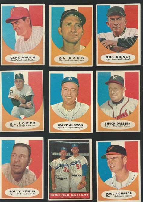 Lot Detail Topps Baseball Cards Partial Set Of