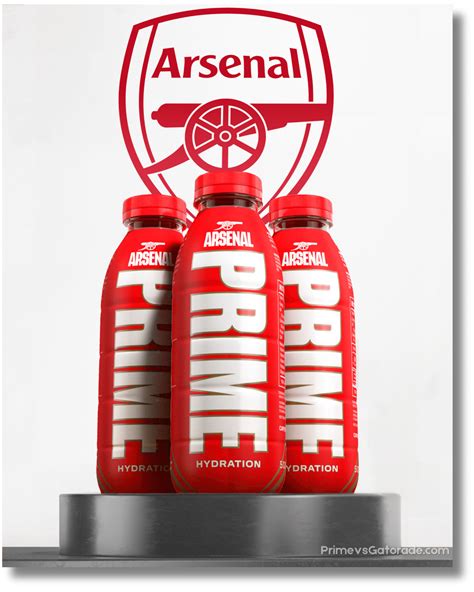 Arsenal FC New Prime Hydration Bottle » Prime News » PrimevsGatorade.com