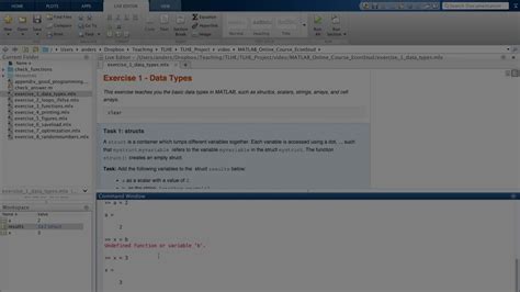 Intro To Matlab Live Scripts Youtube