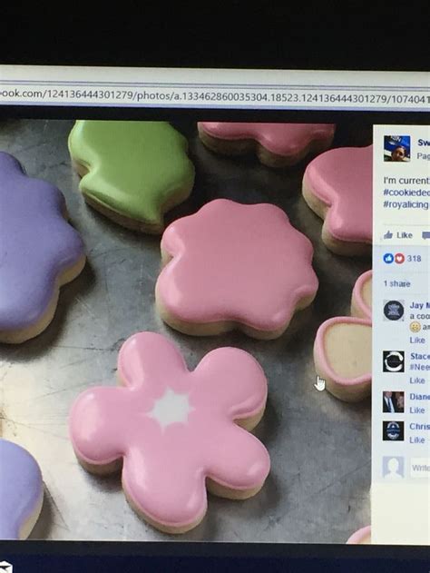 Sweet Sugarbelle Sweet Sugarbelle Flower Cookies Cookie Decorating