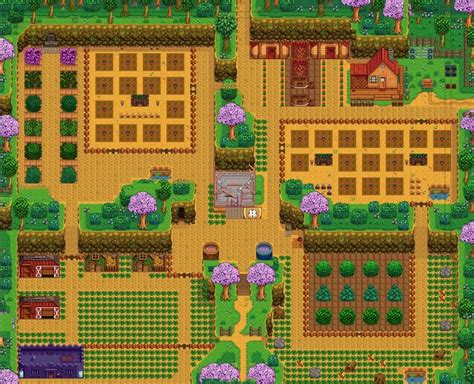 Stardew Valley 4 Corners Layout Stardew Valley Stardew Valley Layout