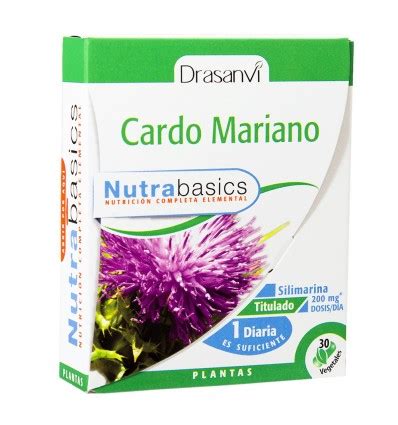 Cardo Mariano 30 Capsulas Nutrabasicos Drasanvi FarmaciaMarket