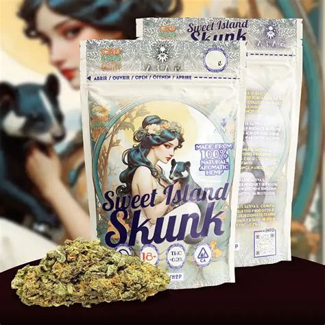 Buy Cheap Sweet Island Skunk CBD Flowers At PEV