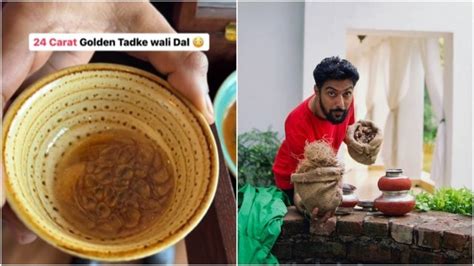 Chef Ranveer Brar dishes out viral 24k gold tadka dal; are such foods ...