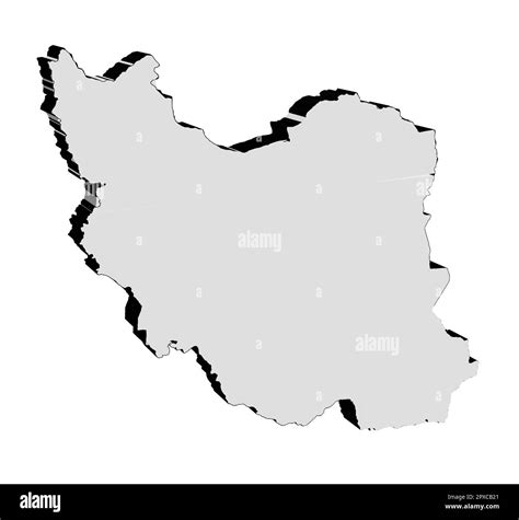 Iran Map Vector Black And White Stock Photos And Images Alamy