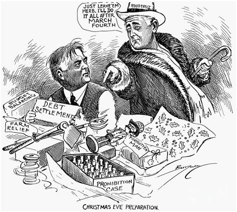 Cartoon: Fdr, 1932 Photograph by Granger