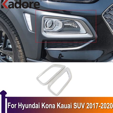 สำหรบ Hyundai Kona Encino Kauai SUV 2018 2019 ABS ดานหนาโครเมยม