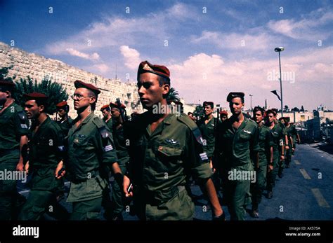 Israeli Soldiers Of The 35th Brigade Also Known As The Paratroopers