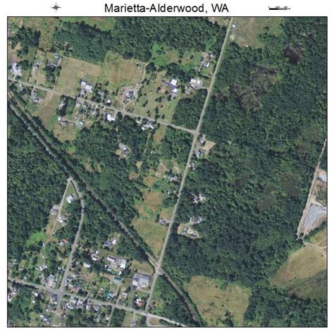 Aerial Photography Map Of Marietta Alderwood Wa Washington