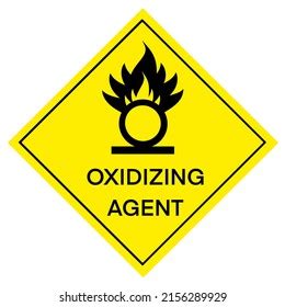 Oxidizing Agent Symbol Used Warn Hazards Stock Illustration 2156289929 ...