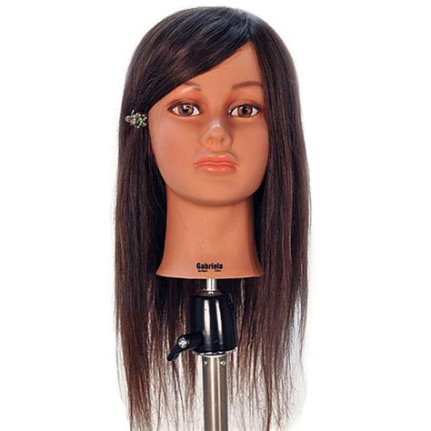 Gabriela 100% Hair Cosmetology Mannequin Head by Celebrity at Giell.com