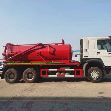 L Septic Fecal High Pressure Vacuum Sewage Suction Tank Trucks With