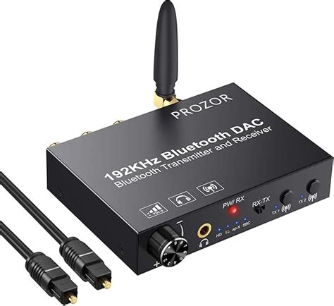 PROZOR 192kHz DAC With Bluetooth 5 0 Transmitter Receiver Support AptX