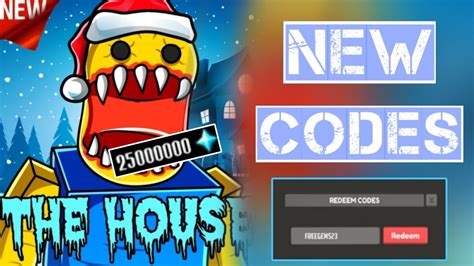 ChristmasNEW UPDATE CODES THE HOUSE TD CODES 2023 THE HOUSE TD