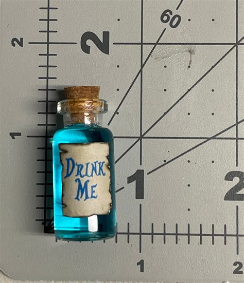 Eat Me Drink Me Potion Alice In Wonderland Gift Shrinking Etsy