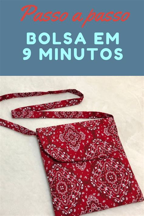 Bolsa fácil de fazer Sacolas artesanais de tecido Bolsas artesanais