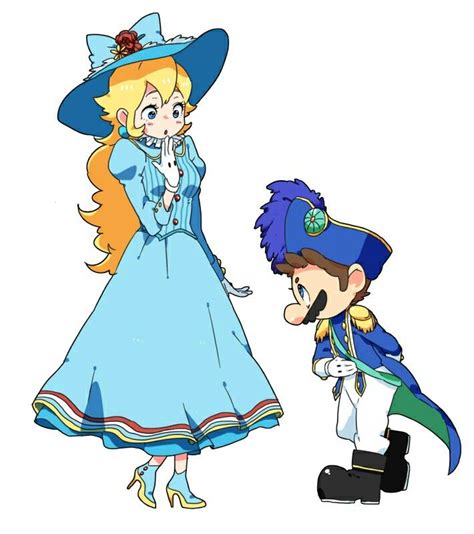 Peach And Mario マリオブラザーズ マリオ ピーチ姫