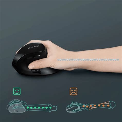 Souris Ergonomique Tendinite Performance T L Travail