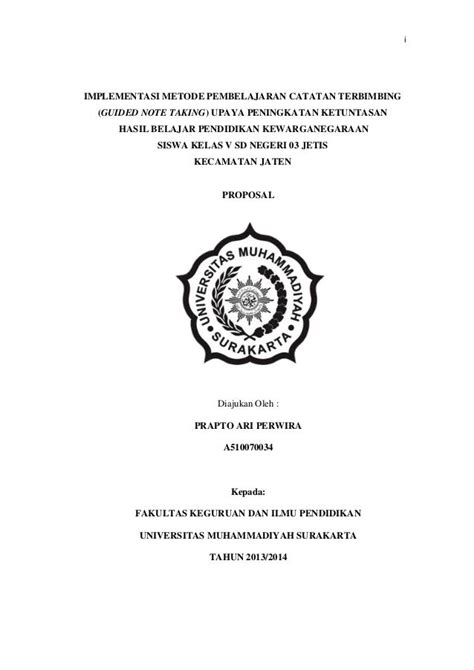 20 Contoh Cover Proposal Skripsi Berbagai Kampus Di Indonesia — Dypim