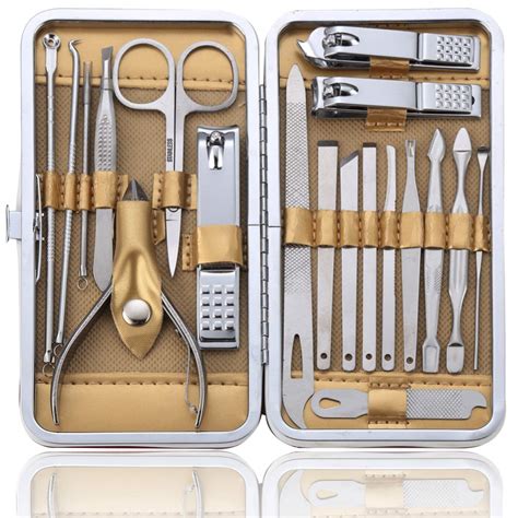 Buy Pedicure Manicure Kit 18 In 1 Manicure Set Professional Sharp Nail