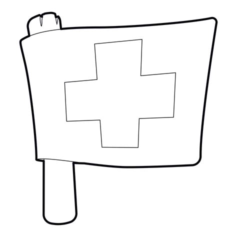 Switzerland flag icon, outline style 15212300 Vector Art at Vecteezy