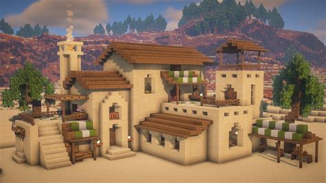 Minecraft How To Build A Desert House Tutorial Artofit