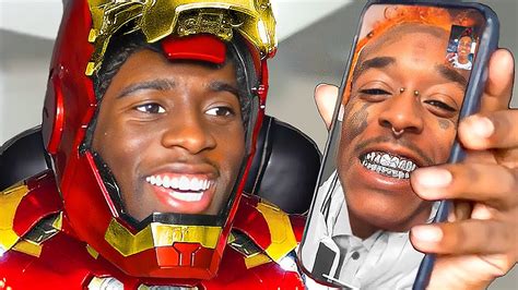 Kai Cenat FACETIMES Celebrities As IRON MAN! - YouTube