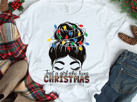 Rd Just A Girl Who Loves Christmas Merry Christmas Shirt Buy T Shirt Designs