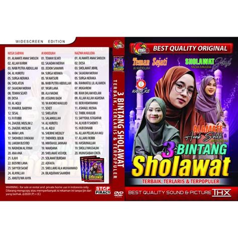 Jual Kaset Musik Video Lagu Sholawat Terbaru Sholawat Bintang Alamate