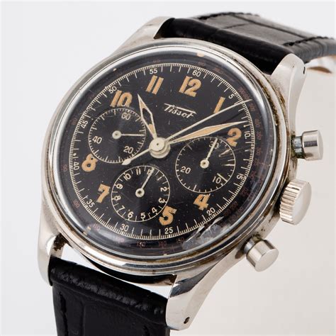 Tissot, chronograph, "Gilt Dial". - Bukowskis