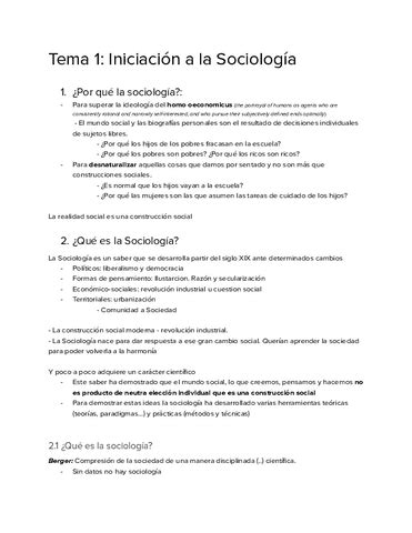 Tema Iniciacion A La Sociologia Pdf