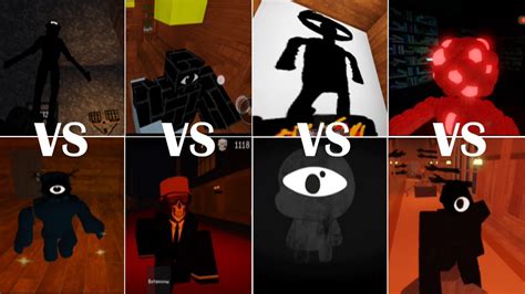 Roblox Doors Seek Chase Scene Jumpscares In Top 8 Different Games