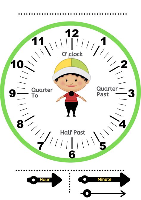 Clock Activities Free Printable Learning Clocks DIY, 41% OFF