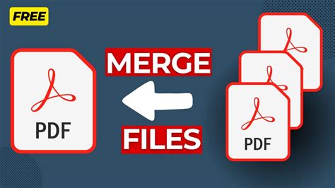 How To Merge Multiple Pdfs Into One File Youtube