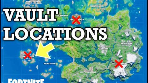 All Vault Locations Guide Fortnite-compressed | Gaming Acharya