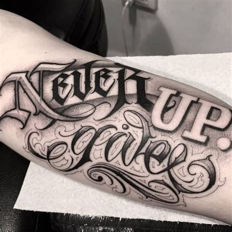 30 Best Gangster Tattoo Fonts Ideas - Read This First