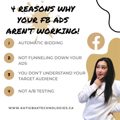 4 Reasons Why Your Facebook Ads Arent Working Katigbak Technologies