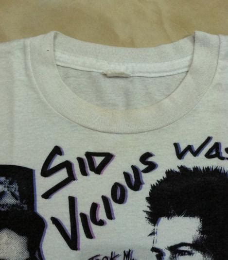 Vintage S Sid Vicious T Shirt Concert Punk Sex Pistols Defunkd