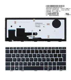 TECLADO RETROILUMINADO PARA PORTÁTIL HP ELITEBOOk 810 G1 810 G2 810 G3