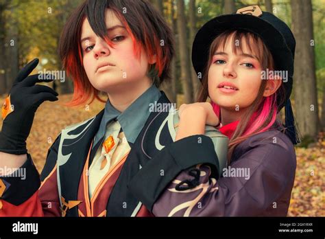 genshin impact cosplay Stock Photo - Alamy