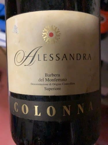 Colonna Alessandra Barbera Del Monferrato Superiore Vivino Us