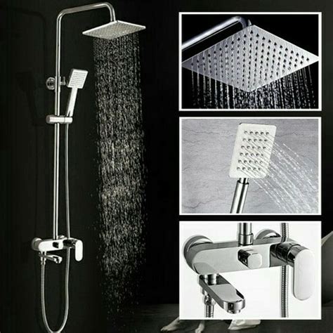 Jual Kran Tiang Shower Air Panas Dingin Kran Bathub Kuningan Kamar