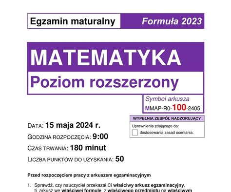 Matura Matematyka Rozszerzona Zobacz Co By O Na Maturze Z