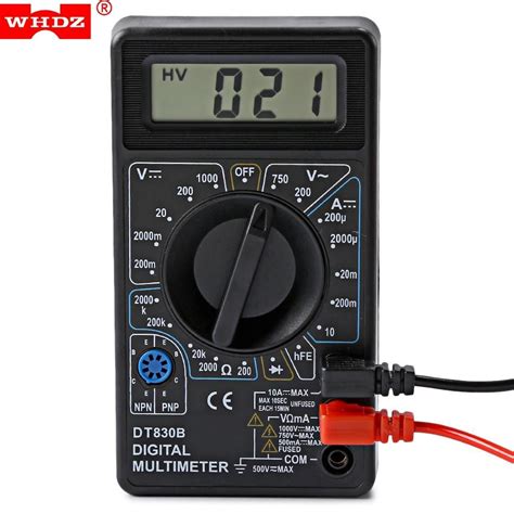 Whdz Digital Multimeter Ac Dc Voltmeter Tester Multimeter Ac Dc