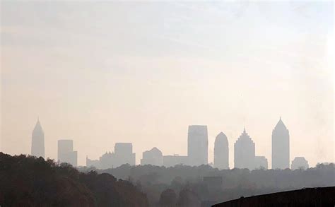 Hazy Day Makes For A Great Shot Of Downtown Ratlanta