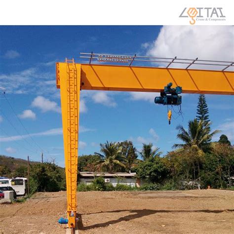 Fem Standard 15t Box Type Single Girder Gantry Crane With Electric