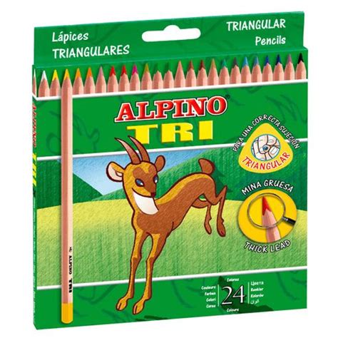 Lápices De Colores Alpino Tri 24 Unidades con Ofertas en Carrefour