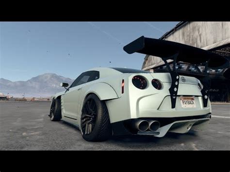 Need For Speed Payback Nissan Gt R Cinematic Youtube