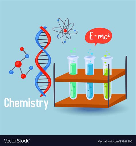 Chemistry science design Royalty Free Vector Image